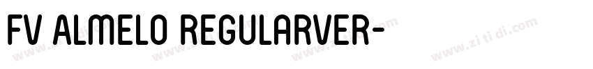 FV Almelo RegularVer字体转换
